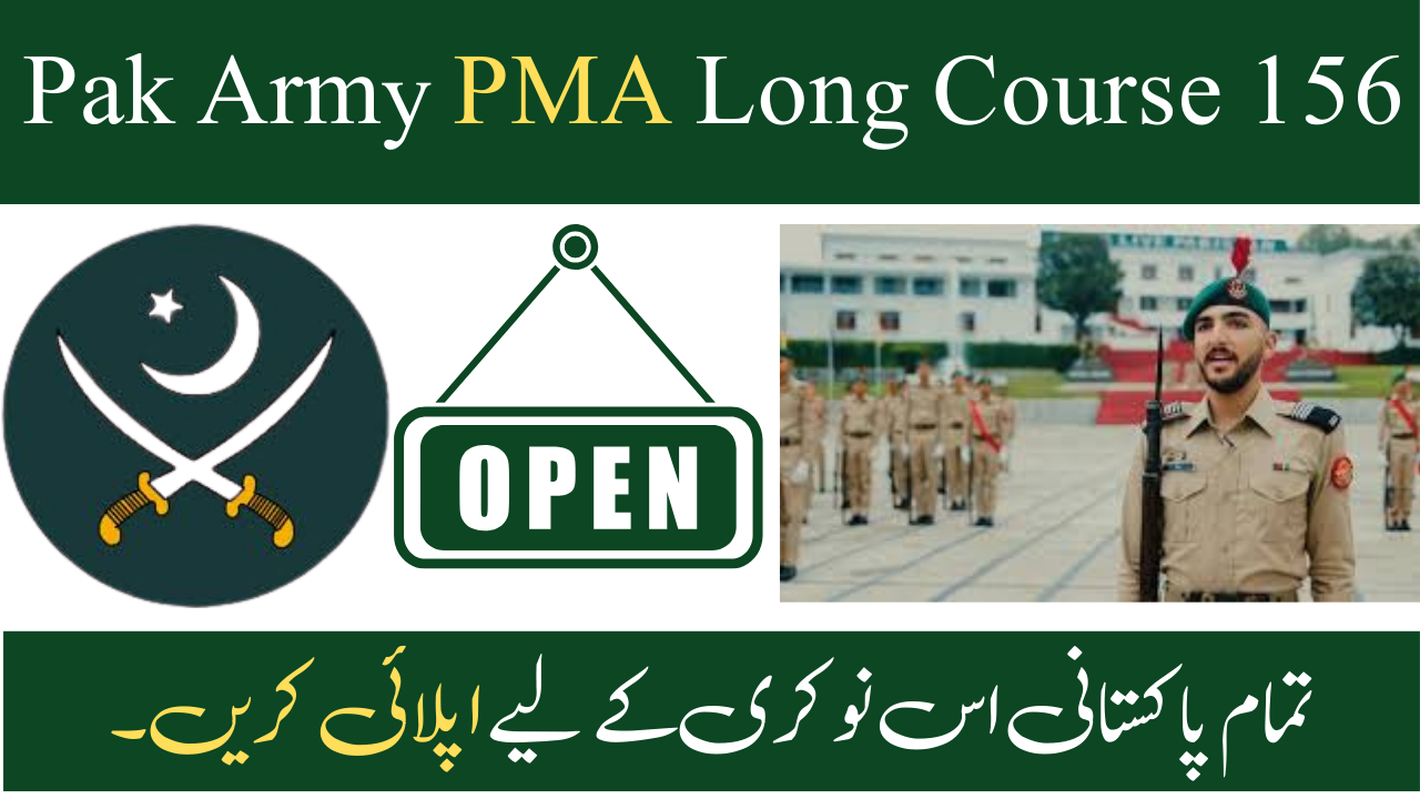 Pak Army PMA Long Course 156 apply