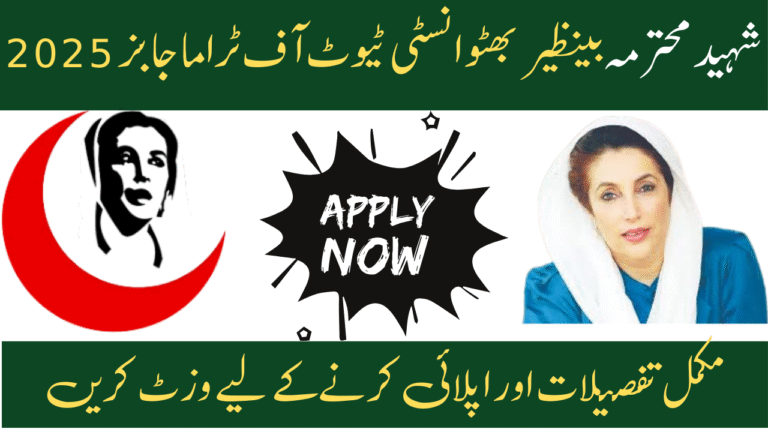 Shaheed Mohtarma Benazir Bhutto Institute of Trauma Jobs 2025
