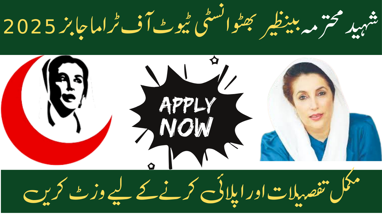Shaheed Mohtarma Benazir Bhutto Institute of Trauma Jobs 2025