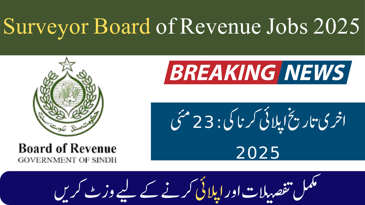 Surveyor Board of Revenue Jobs 2025