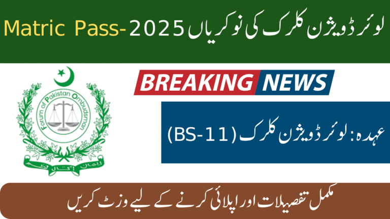 Lower Division Clerk Jobs 2025