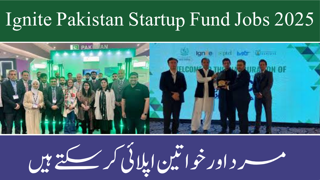 Ignite Pakistan Startup Fund Jobs 2025 - Online Apply