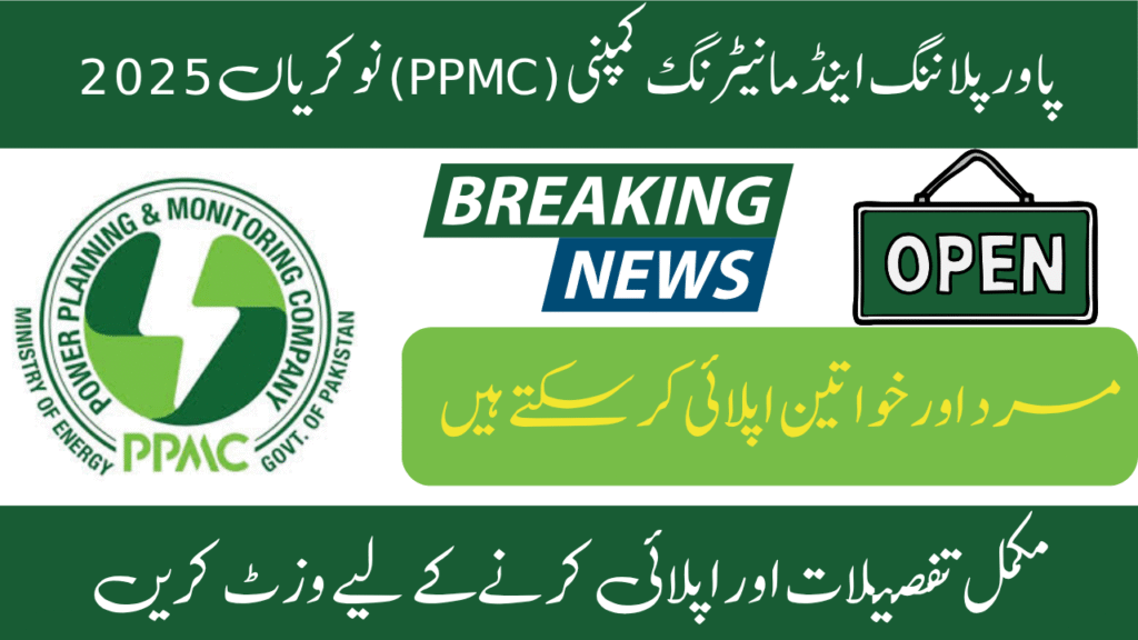 Power Planning and Monitoring Company (PPMC) Jobs 2025