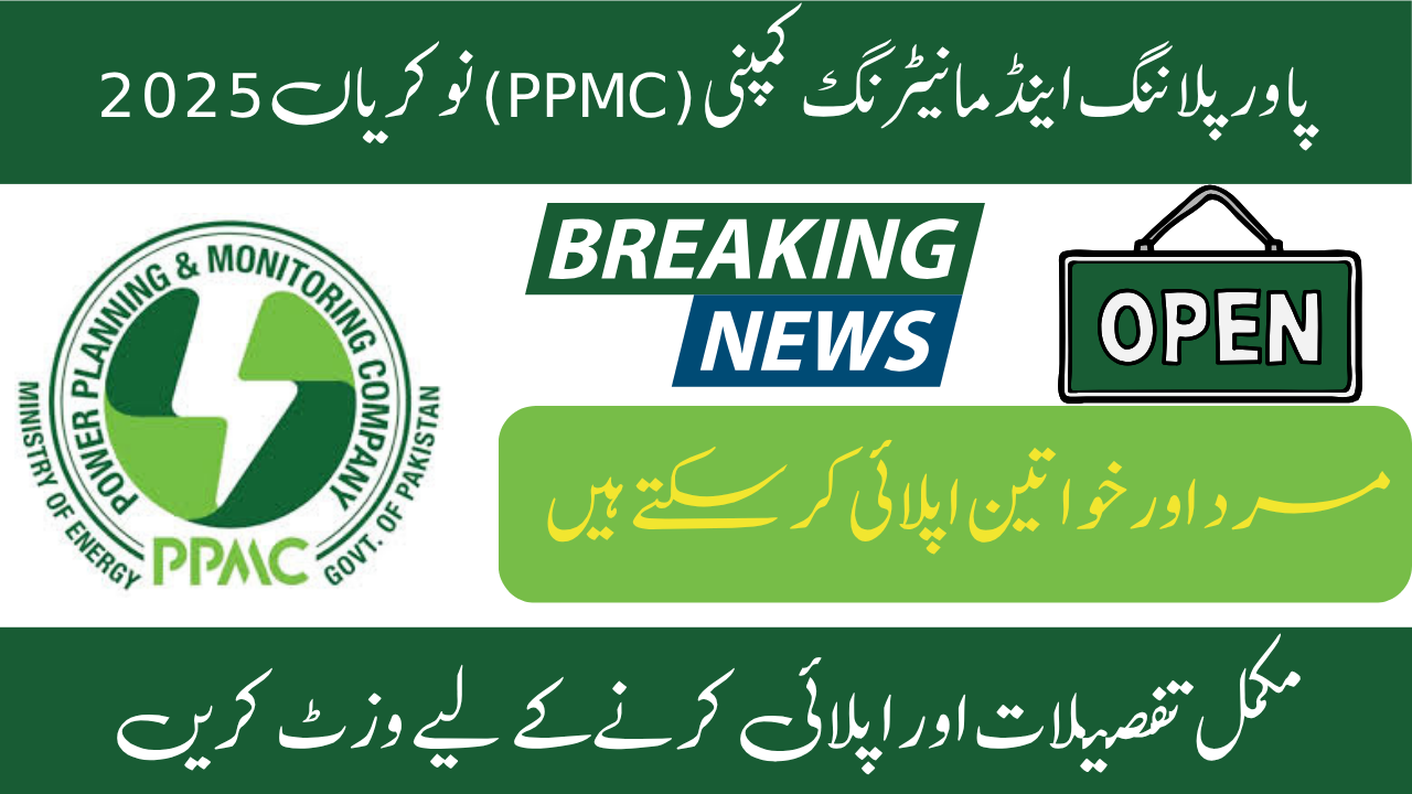 Power Planning and Monitoring Company (PPMC) Jobs 2025