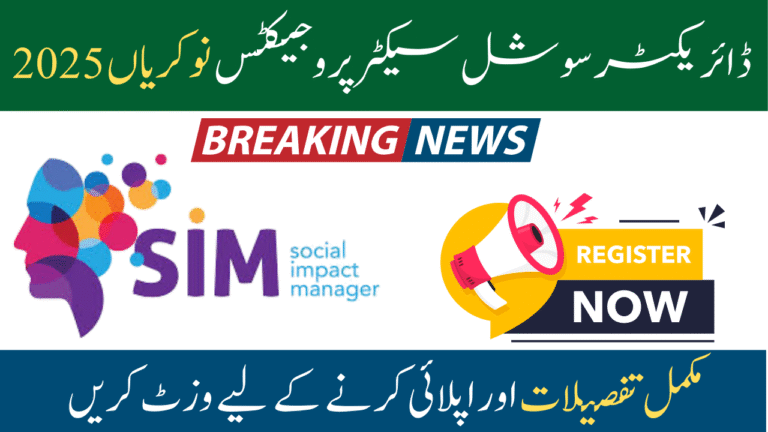 Director Social Sector Projects Jobs 2025