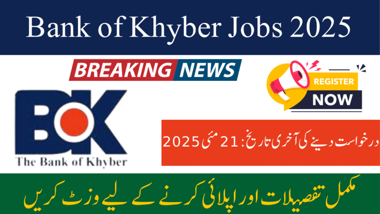 Bank of Khyber Jobs 2025