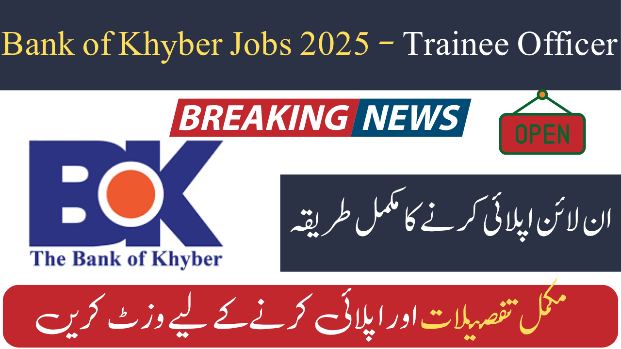 Bank of Khyber Jobs 2025