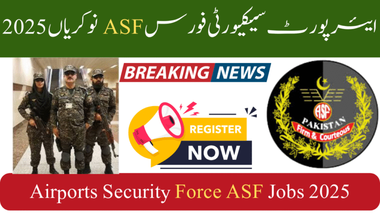 Airports Security Force ASF Jobs 2025