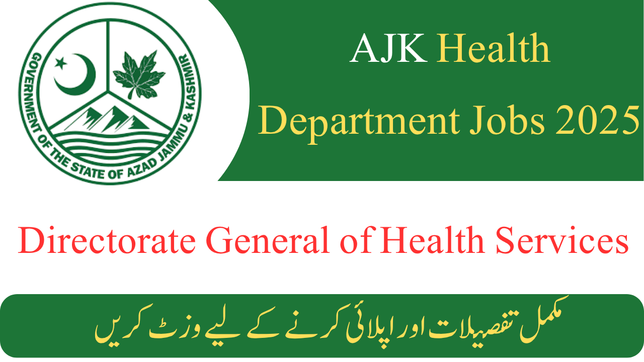 AJK Health Department Jobs 2025
