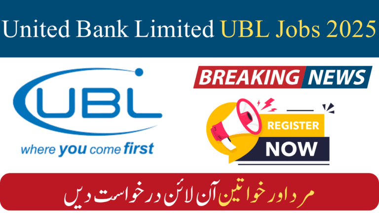United Bank Limited UBL Jobs 2025